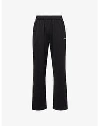 Represent - Taped-Trim Embroidered Jersey Track Pants - Lyst