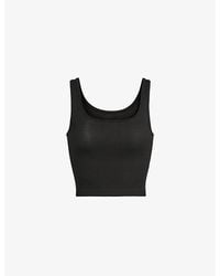 Skims - Ribbed Stretch-Cotton Tank Top Xxxl - Lyst