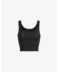 Skims - Ribbed Stretch-Cotton Tank Top Xxxl - Lyst