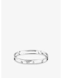 Messika - Move Romane 18Ct And 0.69Ct Diamond Bangle Bracelet - Lyst