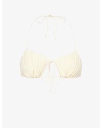 Agua Bendita - Catina Crochet Bikini Top - Lyst