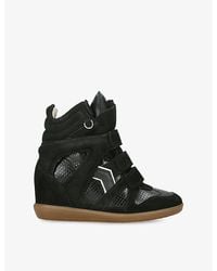 Isabel Marant - Bekett Suede And Leather Trainers - Lyst