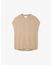 The White Company - The Company Relaxed-Fit Knitted Cashmere T-Shirt - Lyst