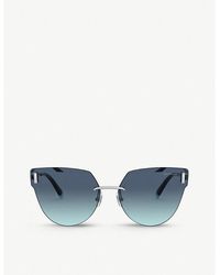 Tiffany & Co. - Tf3070 Tiffany T Metal Cat-eye Sunglasses - Lyst