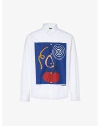 Jacquemus - La Chemise Simon Graphic-print Relaxed-fit Cotton-poplin Shirt - Lyst
