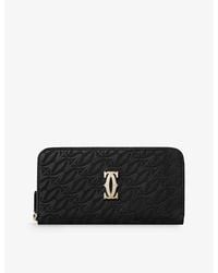 Cartier - C De International Zipped Leather Wallet - Lyst
