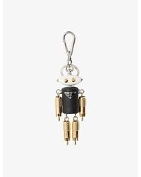 Prada - Robot Saffiano Leather Bag Charm - Lyst