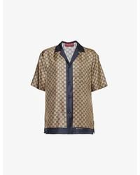 Gucci - Printed Silk Shirt - Lyst