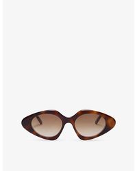 Loewe - Triangle Slim Acetate Sunglasses - Lyst