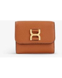 Chloé - Marcie Small Bifold Leather Wallet - Lyst