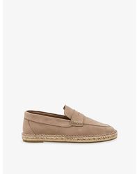 Reiss - Capri Suede Espadrilles - Lyst