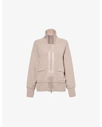 Varley - Roxbury Sateen-Trimmed Stretch-Woven Jacket - Lyst