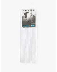 FALKE - Dynamic Stripe-Trim Stretch-Cotton Socks - Lyst
