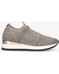 Carvela Kurt Geiger - Janeiro 2 Crystal-embellished Textile Low-top Trainers - Lyst