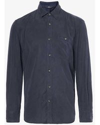 7 For All Mankind - Chest-pocket Long-sleeved Woven Shirt - Lyst