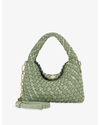 Dune - Dinkydeliberate Mini Woven Faux-Leather Cross-Body Bag - Lyst