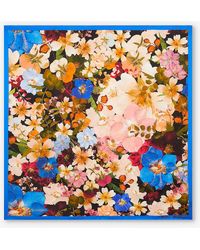 Ted Baker - Naomiea Floral-print Square Silk Scarf - Lyst