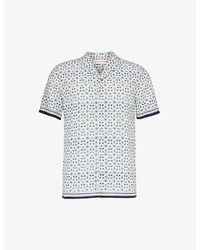 Orlebar Brown - Hibbert Graphic-print Regular-fit Woven Shirt - Lyst