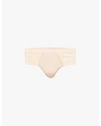 Wacoal - Raffiné Mid-Rise Stretch-Lace Briefs - Lyst