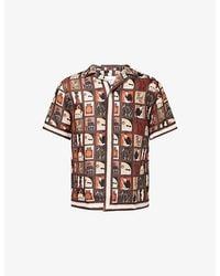 CHE - Wilson Printed Linen Shirt - Lyst