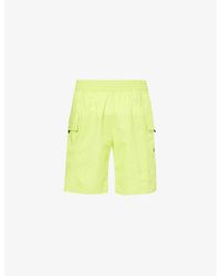 The North Face - Flap-pocket Brand-print Cotton Shorts - Lyst