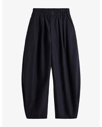 Soeur - Vernon Elasticated-Waist Wool-Blend Trousers - Lyst