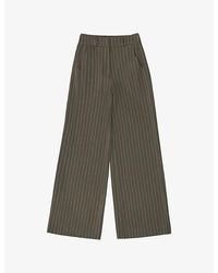 Ro&zo - Pinstripe Tailored Stretch-Woven Trousers - Lyst