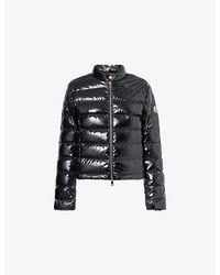 Moncler - Papillon Funnel-Neck Short Down Jacket - Lyst