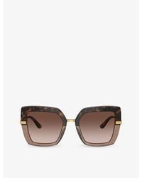 Dolce & Gabbana - Dg4373 Square-frame Acetate Sunglasses - Lyst