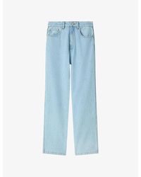 JOSEPH - Charms Straight-Leg Washed Denim Jeans - Lyst