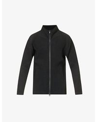 Homme Plissé Issey Miyake - Basic Pleated Relaxed-fit Knitted Jacket - Lyst