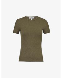 Agolde - Harri Short-sleeved Cotton-blend Jersey T-shirt - Lyst