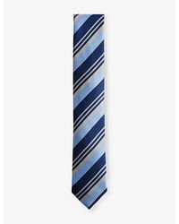 Ted Baker - Lionels Stripe-pattern Silk Tie - Lyst