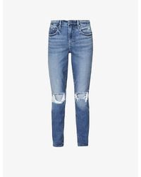 GOOD AMERICAN - Good Legs Crop Skinny High-rise Stretch-denim Jeans - Lyst