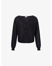 American Vintage - Dumy V-Neck Wool-Blend Cardigan - Lyst
