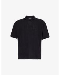 Represent - Short-sleeved Relaxed-fit Cotton Knitted Polo Shirt X - Lyst