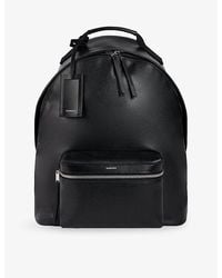 Sandro - Brand-Tab Leather Backpack - Lyst