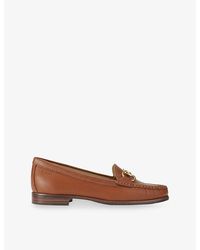 Carvela Kurt Geiger - Click Wide-Fit Leather Loafers - Lyst
