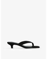 Steve Madden - Tracie Suede Heeled Sandals - Lyst