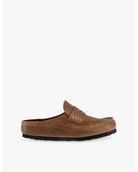 Birkenstock - Naples Wrapped Suede Clogs - Lyst