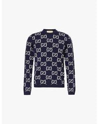 Gucci - Gg Jacquard Jumper - Lyst