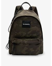 AllSaints - Carabiner Logo-patch Shell Backpack - Lyst