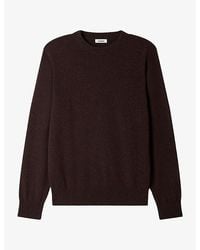 Sandro - Long-Sleeve Crewneck Cashmere Jumper - Lyst