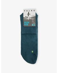FALKE - Run Rib Cotton-Blend Socks - Lyst