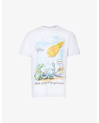 Market - Smiley Bright Side Relaxed-fit Cotton-jersey T-shirt - Lyst