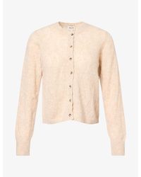 ME+EM - Lofty Pointelle Wool-Blend Knit Cardigan - Lyst