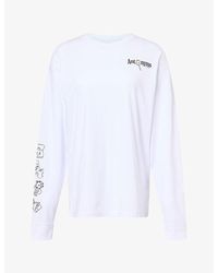 Damson Madder - Antonyms Graphic-Print Cotton T-Shirt - Lyst