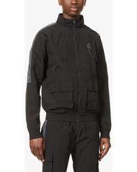 trapstar utility clothing branded shell jacket