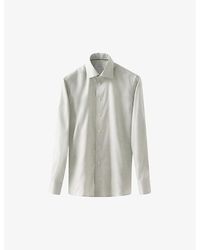 Eton - Signature Twill Striped Slim-fit Cotton Shirt - Lyst