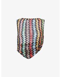 Missoni - Zig-Zag Sleeveless Knitted Top - Lyst